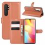 Xiaomi Mi Note 10 Lite Handyh�lle Schutztasche Case Cover Klapptasche Braun