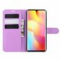 Xiaomi Mi Note 10 Lite Handyh�lle Schutztasche Case Cover Klapptasche Violett