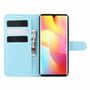 Xiaomi Mi Note 10 Lite Handyh�lle Schutztasche Case Cover Klapptasche Blau