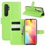 Xiaomi Mi Note 10 Lite Handyh�lle Schutztasche Case Cover Klapptasche Gr�n