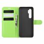 Xiaomi Mi Note 10 Lite Handyh�lle Schutztasche Case Cover Klapptasche Gr�n