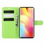 Xiaomi Mi Note 10 Lite Handyh�lle Schutztasche Case Cover Klapptasche Gr�n