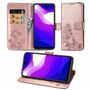 Xiaomi Mi 10 Lite 5G Handy H�lle Schutz Tasche Cover Flip Case Kartenfach Rosa