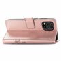 Xiaomi Mi 10 Lite 5G Handy H�lle Schutz Tasche Cover Flip Case Kartenfach Rosa