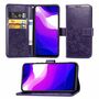 Xiaomi Mi 10 Lite 5G Handy H�lle Schutz Tasche Cover Flip Case Kartenfach Violett