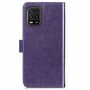 Xiaomi Mi 10 Lite 5G Handy H�lle Schutz Tasche Cover Flip Case Kartenfach Violett