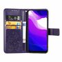 Xiaomi Mi 10 Lite 5G Handy H�lle Schutz Tasche Cover Flip Case Kartenfach Violett