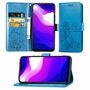 Xiaomi Mi 10 Lite 5G Handy H�lle Schutz Tasche Cover Flip Case Kartenfach Blau