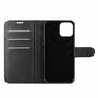 Apple iPhone 12 / 12 Pro Handyh�lle Schutztasche Case Cover Klapptasche Schwarz