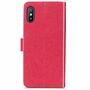 Xiaomi Redmi 9A Handy H�lle Schutz Tasche Cover Flip Case Kartenfach Pink