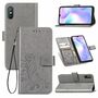 Xiaomi Redmi 9A Handy H�lle Schutz Tasche Cover Flip Case Kartenfach Grau