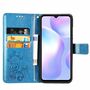 Xiaomi Redmi 9A Handy H�lle Schutz Tasche Cover Flip Case Kartenfach Blau