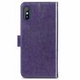 Xiaomi Redmi 9A Handy H�lle Schutz Tasche Cover Flip Case Kartenfach Violett