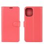 Apple iPhone 12 Pro Max Handyh�lle Schutztasche Case Cover Klapptasche Rot