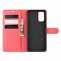 Samsung Galaxy S20 FE Handyh�lle Schutztasche Case Cover Klapptasche Rot