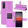 Sony Xperia 5 II Handyh�lle Schutztasche Case Cover Klapptasche Violett