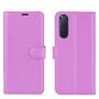 Sony Xperia 5 II Handyh�lle Schutztasche Case Cover Klapptasche Violett