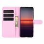 Sony Xperia 5 II Handyh�lle Schutztasche Case Cover Klapptasche Rosa