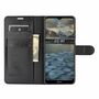 Nokia 2.4 Handyh�lle Schutztasche Case Cover Klapptasche Schwarz