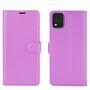 LG K42 Handyh�lle Schutztasche Case Cover Klapptasche Violett
