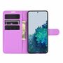 Samsung Galaxy S21 Handyh�lle Schutztasche Case Cover Klapptasche Violett