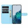 Samsung Galaxy S21 Handyh�lle Schutztasche Case Cover Klapptasche Blau