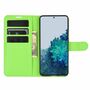 Samsung Galaxy S21 Handyh�lle Schutztasche Case Cover Klapptasche Gr�n