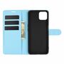 Oppo A72 / A73 Handyh�lle Schutztasche Case Cover Klapptasche Blau