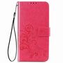 Samsung Galaxy A12 Handy H�lle Schutz Tasche Cover Flip Case Kartenfach Pink