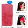 Samsung Galaxy A12 Handy H�lle Schutz Tasche Cover Flip Case Kartenfach Pink