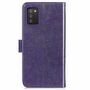 Samsung Galaxy A02s Handy H�lle Schutz Tasche Cover Flip Case Kartenfach Violett