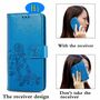 Samsung Galaxy A02s Handy H�lle Schutz Tasche Cover Flip Case Kartenfach Blau