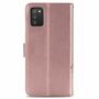 Samsung Galaxy A02s Handy H�lle Schutz Tasche Cover Flip Case Kartenfach Rosa