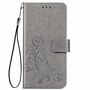 Xiaomi Poco M3 Handy H�lle Schutz Tasche Cover Flip Case Kartenfach Grau