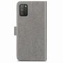 Xiaomi Poco M3 Handy H�lle Schutz Tasche Cover Flip Case Kartenfach Grau