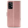 Samsung Galaxy A72 5G Handy H�lle Schutz Tasche Cover Flip Case Kartenfach Rosa