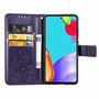 Samsung Galaxy A72 5G Handy H�lle Schutz Tasche Cover Flip Case Kartenfach Violett