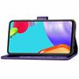 Samsung Galaxy A72 5G Handy H�lle Schutz Tasche Cover Flip Case Kartenfach Violett