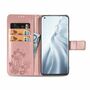 Xiaomi Mi 11 Handy H�lle Schutz Tasche Cover Flip Case Kartenfach Rosa