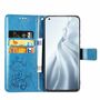 Xiaomi Mi 11 Handy H�lle Schutz Tasche Cover Flip Case Kartenfach Blau