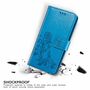 Xiaomi Mi 11 Handy H�lle Schutz Tasche Cover Flip Case Kartenfach Blau