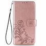 Nokia 5.4 Handy H�lle Schutz Tasche Cover Flip Case Kartenfach Rosa