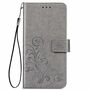 Nokia 5.4 Handy H�lle Schutz Tasche Cover Flip Case Kartenfach Grau