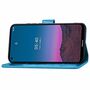 Nokia 5.4 Handy H�lle Schutz Tasche Cover Flip Case Kartenfach Blau