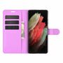 Samsung Galaxy S21 Ultra Handyh�lle Schutztasche Case Cover Klapptasche Violett