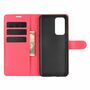 OnePlus 9 Handyh�lle Schutztasche Case Cover Klapptasche Rot