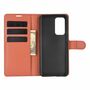 OnePlus 9 Handyh�lle Schutztasche Case Cover Klapptasche Braun