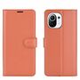 Xiaomi Mi 11 Handyh�lle Schutztasche Case Cover Klapptasche Braun
