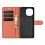 Xiaomi Mi 11 Handyh�lle Schutztasche Case Cover Klapptasche Braun