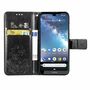 Nokia 2.2 Handy H�lle Schutz Tasche Cover Flip Case Kartenfach Schwarz